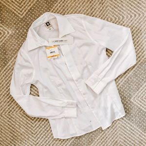 NWT Anne Klein Non-Iron Button Down Shirt